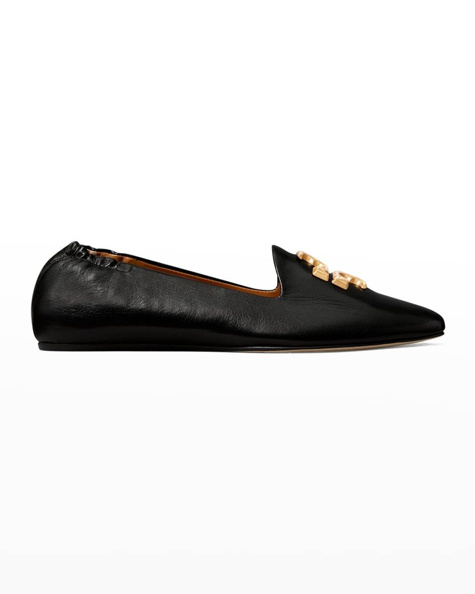 Eleanor Leather Medallion Loafers